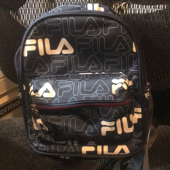 Mini Fila backpack blue and white - Picture 1 of 3